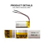 Power 3.7v 750mah Rechargeable Battery Small LiPo Battery Polymer