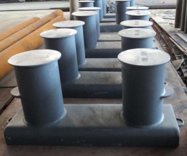 ABS/CCS 5-100 Ton Ship Double Bitts Casting Steel Marine Bollard