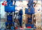 Cast Iron Sawdust Briquette Machine , Metal Briquetting Press Machine PLC