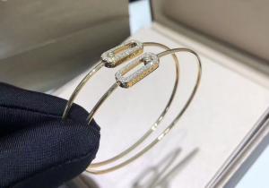 China Origin Sophisticated 18K Gold Diamond Bracelet Custom With Lobster Claw Bracelet Clasp on sale