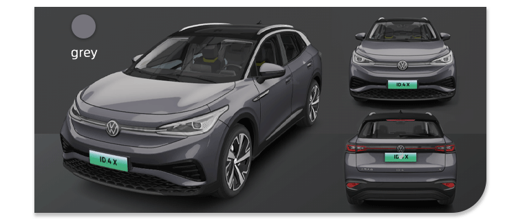 Hot selling VW ID4X ID4X pure ID4 pure+ 5 door 5seater Electric car EV SUV Strong power family SUV with a durable battery