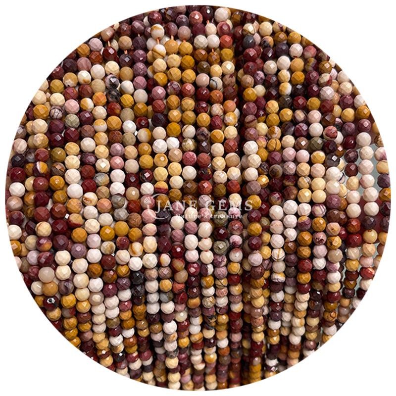 Faceted Small Beads Natural Crystal Gemstone Various stone types Loose Bead Strands for DIY Jewelry Making