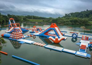 Wholesale 0.6 - 0.9mm PVC Inflatable Floating Water Park With Printing Logo from china suppliers