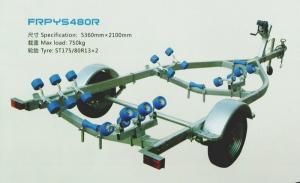 Wholesale Popular Corrosion Resistance Galvanized FRP Boat Trailers With Rollers from china suppliers