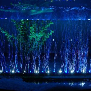 Wholesale blue and white aquarium tank,fish lamp,YZ-18,46cm and 18 Lamp from china suppliers