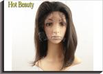 Straight Remy Human Hair Front Lace Wigs With Baby Hair Around
