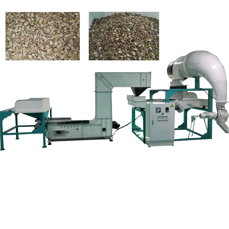 Automatic Plastic Recycle Machine Pistachio Sheller Production Line For Nut Processing Plant