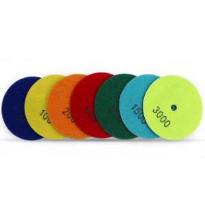 Wholesale Thickness 4mm Dry Diamond Polishing Resin Pads For Marble 2400 RPM from china suppliers