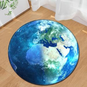 Wholesale Planet Round Area Rugs Machine Washable Gaming Chair Rug from china suppliers