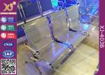 Hospital Iron Structure Full Welding 3 Seater Waiting Chair With Cushion