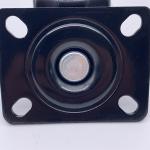 Black Nylon PA Swivel Brake Casters for Electric Transport Cart 3 inch