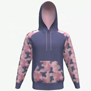 Wholesale Sublimated Pullover Sports Team Hoodies Solid Pattern Anti Wrinkle from china suppliers