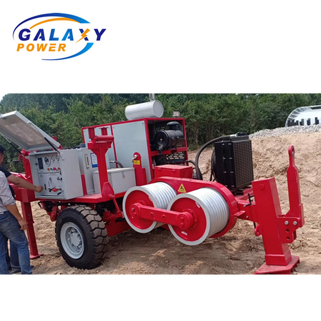 SA-QY90KN 220KV OPGW ADSS Hydraulic Cable Puller Stringing Equipment