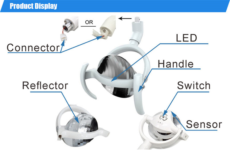 35000lux Ceiling Mounted Dental Operation Theatre Light