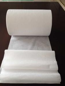 Wholesale 50 Gsm White Cotton Cloth , Cotton Wool Fabric Biodegradable For Cleansers Moisturizers from china suppliers