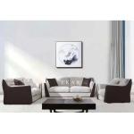 Leather and Fabric 6 Seater Modern Living Room Sofa Set AW-ES17-1733