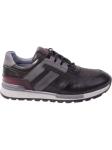 Black Breathable ODM Mens Leather Casual Shoes Hard Wearing