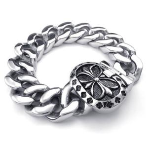 Wholesale High Quality Tagor Stainless Steel Jewelry Fashion Men's Casting Bracelet PXB085 from china suppliers