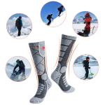 7.4V Thermostatic Control Rechargeable Battery Powered Heated Socks Men Women