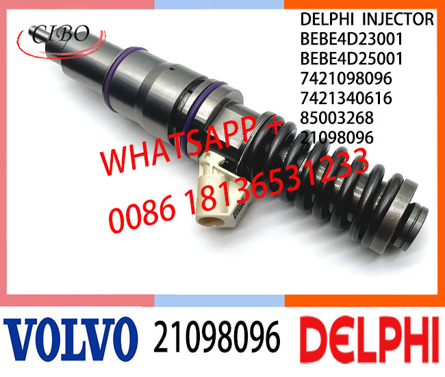 Fuel engine Diesel Injector 21098096 BEBE4D23001 BEBE4D25001 20198087 21340616 85003268 for VOL PENTA MD STAGE II