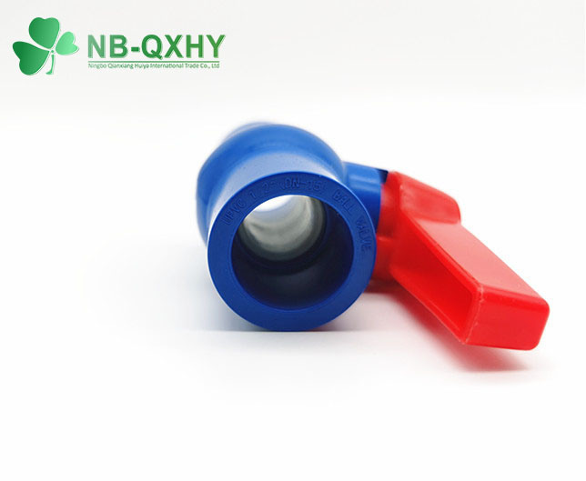 PVC Blue Compact Ball Valve for Thailand with Long Handle