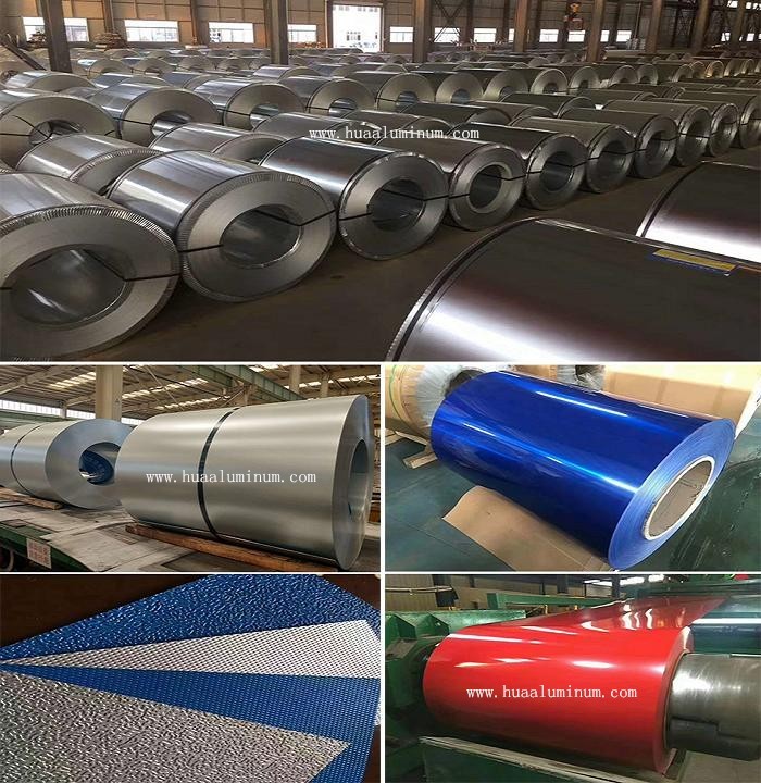 OEM Green 3105 Coated Aluminium Coil 1500mm Width For Decoration