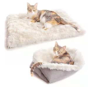 Wholesale Lovely Banana Shape Indestructible Pet Bed Mat Warm Soft Removable from china suppliers