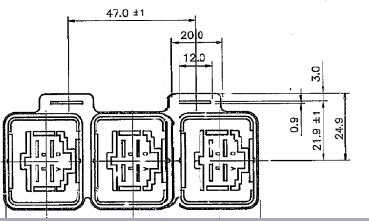 KKY01-61-580 Three Sets Automotive Micro Relay For Korean KIA