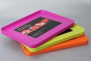 Wholesale LFGB Multifunction PP Plastic Chopping Board Pink Orange For Kitchen from china suppliers