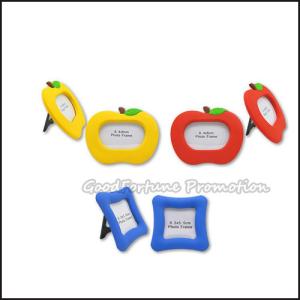 China hot Sale promotion customed printed logo soft pvc rubber/silicon photo frame gift supplier on sale