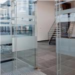 Finished Surface Thermal Break Aluminium Frameless Glass Door for Durable