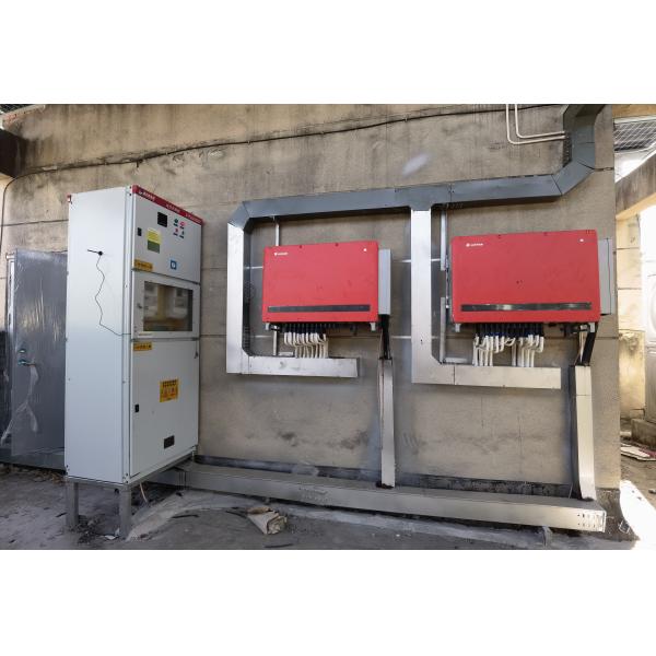 Cement Flat Roof Type 2 Industrial Distributed Solar System Easy Installation
