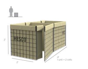 Wholesale Hesco 5.0mm Wire Diameter Defensive Barrier Hot Dipped Galvanized from china suppliers