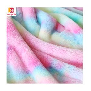 Wholesale Antistatic Faux Fluffy Fur Fabric 288F With High Abrasion Resistance from china suppliers