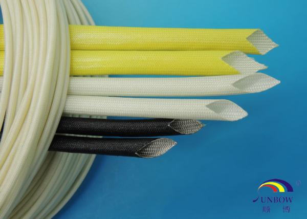 F Class 155ºC Insulating Oil Resistant Acryic Fiberglass Sleeving for Home