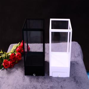 Wholesale Virgin PMMA Acrylic Storage Box Cosmetic Display Boxes Customized Design from china suppliers