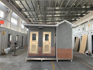 Wholesale PVC Flooring Steel Structure Wall 10mm Mobile Public Toilets from china suppliers