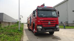 Wholesale 18 Meter Water Fire Engine , 6x4 336KW Heavy Rescue Vehicle With 10000L Water Capacity from china suppliers