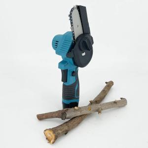 Wholesale Mini 3 4 Inch Guide Bar Battery Chainsaw blue For Wood Cutting from china suppliers