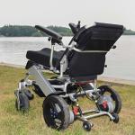 Aluminum Alloy ISO13485 Compact Motorized Wheelchair