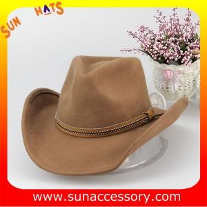 Wholesale Fashion hot sale Western cowboy or cowgirl hats for mens and womens,100% Australia wool felt camcelhats from china suppliers