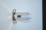 DECK MOUNT POOL FENCE SPIGOTS, STAINLESS STEEL GLASS GATOR CLAMPS