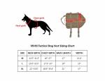 Military Molle Nylon Dog Harness Vest Durable Nylon Training Service Mesh Fabric