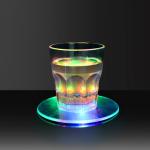 Transparent Round LED Coaster For Table Centerpieces, Weddings, Birthdays, KTV