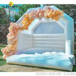 Color Party Bounce House For Kids Inflatable Wedding Bounce Castle Jumping