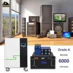 Wall Mounted 48V 51.2V 280ah 300ah 304ah 320ah Hybrid Solar Battery Energy