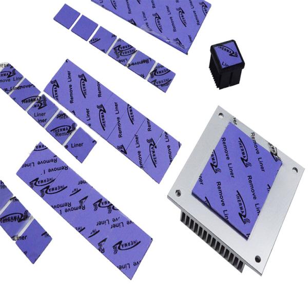 LCD TV Silicone Rubber Thermal Conductive Pad TIF500US Cooling High Adhesive 2