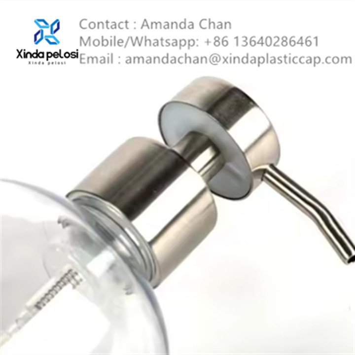 Sliver PP Plastic Foam Pump Foam Dispenser Foaming Soap Pump For Bottle