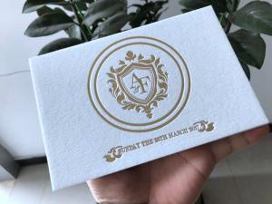 Wholesale Classic Ivory Foil Stamped Wedding Invitations Cards With Pure Cotton Paper Type from china suppliers