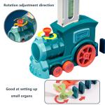 Kids Electric Wooden Domino Blocks Automatic Laying Educational DIY
